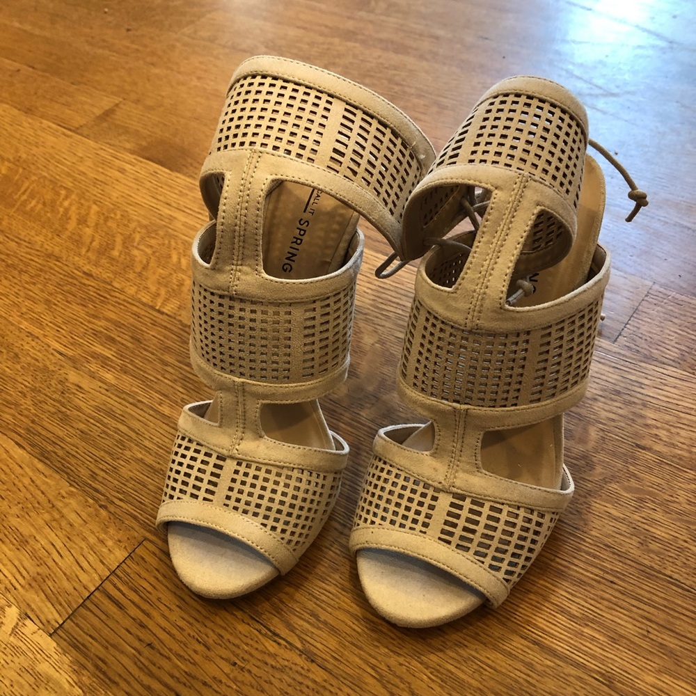 Tan 3 inch heels
